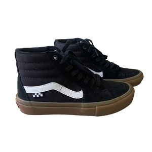 VANS Sk8 Hi Top Shoes in Black, Women's 6.5/Boys Size 5